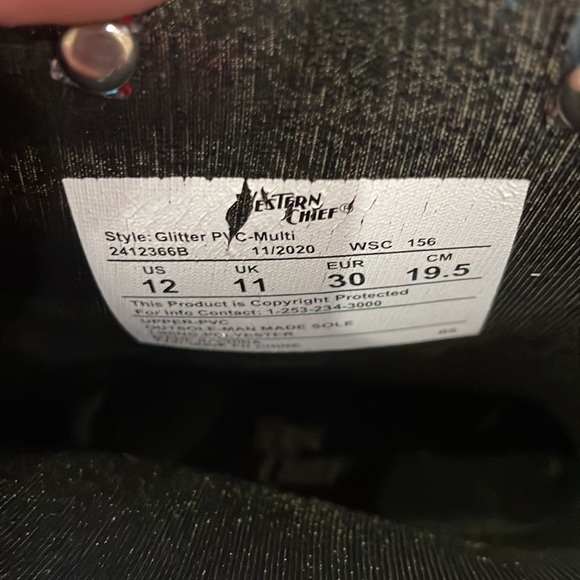 Glitter Rain Boots ☔️ Size 12 - Picture 6 of 6